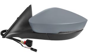 RÉTROVISEUR SKODA OCTAVIA 2020-> ÉLÉCTRIQUE / CHAUFFANT / FEU CLIGNOTANT / FEU DE SOL / RABATTABLE ÉLÉCTRIQUEMENT / SIDE ASSIST / MÉMOIRE / AVEC APPRET / GAUCHE