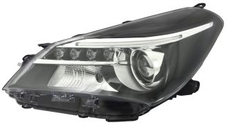 PHARE TOYOTA YARIS 2014-2017 AVEC LOUPE / LED / GAUCHE