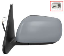 RÉTROVISEUR SUZUKI GRAND VITARA 2005-2008 ÉLÉCTRIQUE / CHAUFFANT / RABATTABLE ÉLÉCTRIQUEMENT / AVEC APPRET / GAUCHE