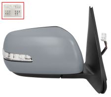 RÉTROVISEUR SUZUKI GRAND VITARA 2008-2013 ÉLÉCTRIQUE / CHAUFFANT / FEU CLIGNOTANT / AVEC APPRET / DROIT