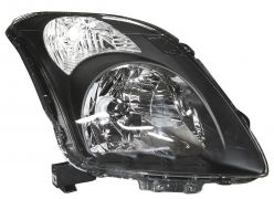PHARE SUZUKI SWIFT 2005-2010 BASE NOIRE / ÉLÉCTRIQUE / DROIT