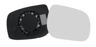 VERRE DE RÉTROVISEUR TOYOTA AURIS 2007-2010 AVEC SUPPORT / CONVEXE / DROIT