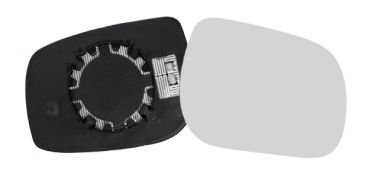 VERRE DE RÉTROVISEUR TOYOTA AURIS 2007-2010 AVEC SUPPORT / CHAUFFANT / CONVEXE / DROIT