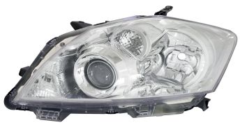 PHARE AVANT TOYOTA AURIS 2010-2013 BASE CHROMÉE / GAUCHE