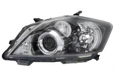 PHARE AVANT TOYOTA AURIS 2010-2013 BASE NOIRE / XENON / GAUCHE
