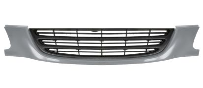 GRILLE TOYOTA AVENSIS 1997-2000 FACE AVANT / NOIRE / BLANC 