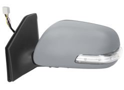 RÉTROVISEUR TOYOTA AVENSIS 2006-2008 ÉLÉCTRIQUE / CHAUFFANT / FEU CLIGNOTANT / RABATTABLE ÉLÉCTRIQUEMENT / AVEC APPRET / GAUCHE