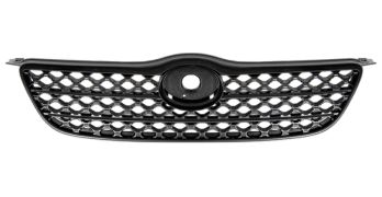 GRILLE TOYOTA COROLLA 2001-2004 FACE AVANT / 4 PORTES / COMBI / NOIRE 