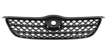 GRILLE TOYOTA COROLLA 2002-2004 FACE AVANT / 4 PORTES / COMBI / NOIRE 