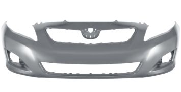 PARE-CHOCS TOYOTA COROLLA 2007-2010 4 PORTES / AVANT / AVEC APPRET