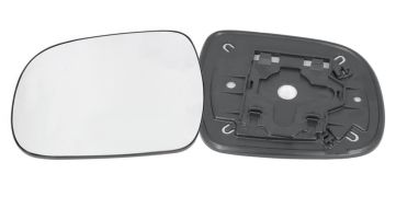 VERRE DE RÉTROVISEUR TOYOTA HILUX 2004-2008 AVEC SUPPORT / CONVEXE / GAUCHE