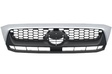 GRILLE TOYOTA HILUX 2008-2011 FACE AVANT / 2WD / GRIS / AVEC MOULURE SUPÉRIEURE CHROMÉE 