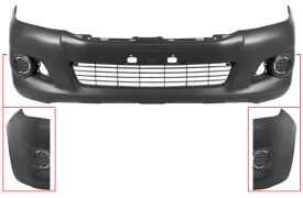 PARE-CHOCS TOYOTA HILUX 2011-2016 AVANT / SANS MOULURE AILE / AVEC GRILLE 