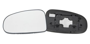 VERRE DE RÉTROVISEUR TOYOTA IQ 2009-2015 AVEC SUPPORT / CONVEXE / GAUCHE