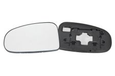 VERRE DE RÉTROVISEUR TOYOTA IQ 2009-2015 AVEC SUPPORT / CONVEXE / GAUCHE