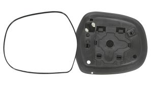 VERRE DE RÉTROVISEUR TOYOTA LAND CRUISER PRADO FJ120 2003-2009 AVEC SUPPORT / CHAUFFANT / CONVEXE / GAUCHE