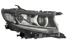 PHARE AVANT TOYOTA LAND CRUISER PRADO FJ150 2018-2023 BASE NOIRE / FULL LED / DROIT