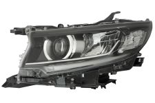 PHARE AVANT TOYOTA LAND CRUISER PRADO FJ150 2018-2023 BASE NOIRE / FULL LED / GAUCHE