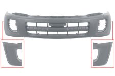 PARE-CHOCS TOYOTA RAV4 2000-2003 AVANT / AVEC ANTIBROUILLARDS / AVEC MOULURE AILE / AVEC APPRET