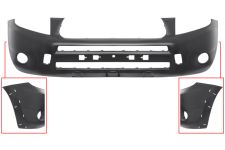 PARE-CHOCS TOYOTA RAV4 2006-2009 AVANT / AVEC ANTIBROUILLARDS / AVEC MOULURE AILE 