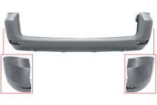 PARE-CHOCS TOYOTA RAV4 2006-2009 ARRIÈRE / AVEC MOULURES 