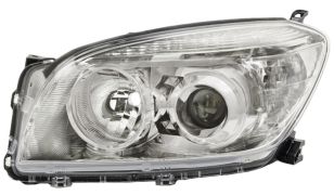 PHARE AVANT TOYOTA RAV4 2006-2009 BASE CHROMÉE / AVEC MOTEUR / GAUCHE