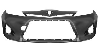 PARE-CHOCS TOYOTA YARIS 2011-2014 AVANT / MODÈLE HYBRID / AVEC APPRET