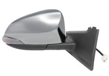 RÉTROVISEUR TOYOTA YARIS 2011-2014 ÉLÉCTRIQUE / CHAUFFANT / FEU CLIGNOTANT / CHROMÉ / DROIT