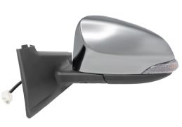 RÉTROVISEUR TOYOTA YARIS 2011-2014 ÉLÉCTRIQUE / CHAUFFANT / FEU CLIGNOTANT / CHROMÉ / GAUCHE