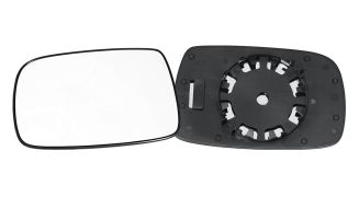 VERRE DE RÉTROVISEUR TOYOTA YARIS 1998-2003 AVEC SUPPORT / CONVEXE / GAUCHE