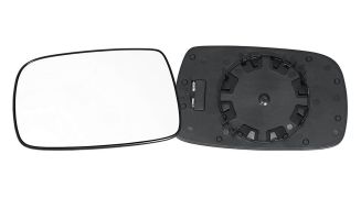 VERRE DE RÉTROVISEUR TOYOTA YARIS 1998-2003 AVEC SUPPORT / CHAUFFANT / CONVEXE / GAUCHE