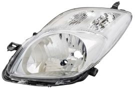 PHARE TOYOTA YARIS 2009-2011 TYPE VALEO / BASE CHROMÉE / GAUCHE
