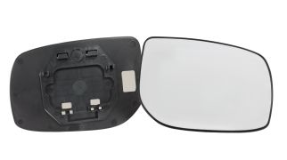 VERRE DE RÉTROVISEUR TOYOTA YARIS 2006-2009 AVEC SUPPORT / CONVEXE / DROIT