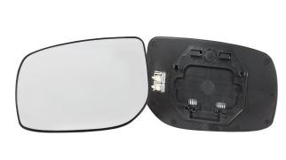 VERRE DE RÉTROVISEUR TOYOTA YARIS 2006-2009 AVEC SUPPORT / CHAUFFANT / CONVEXE / GAUCHE