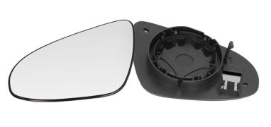 VERRE DE RÉTROVISEUR PEUGEOT 108 2014-> AVEC SUPPORT / CONVEXE / GAUCHE
