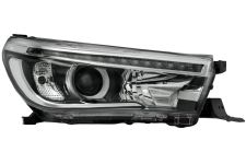 PHARE AVANT TOYOTA HILUX 2016-2021 BASE NOIRE / DROIT