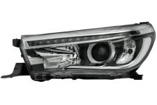 PHARE AVANT TOYOTA HILUX 2016-2021 BASE NOIRE / GAUCHE