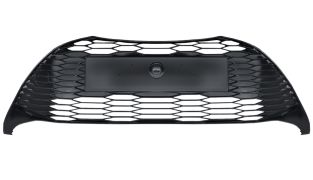 GRILLE TOYOTA YARIS 2017-2020 PARE-CHOCS AVANT / NOIR BRILLANT / CENTRALE 