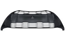 GRILLE TOYOTA YARIS 2017-2020 PARE-CHOCS AVANT / NOIRE BRILLANTE / CENTRALE 