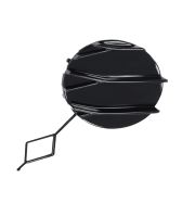 COUVRE CROCHET TOYOTA YARIS 2017-2020 GRILLE AVANT / NOIR BRILLANT / FORME RONDE