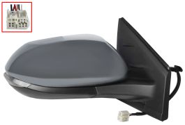 RÉTROVISEUR TOYOTA YARIS 2020-2024 ÉLÉCTRIQUE / FEU CLIGNOTANT / AVEC APPRET / DROIT