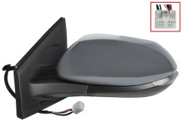 RÉTROVISEUR TOYOTA YARIS 2020-2024 ÉLÉCTRIQUE / CHAUFFANT / FEU CLIGNOTANT / RABATTABLE ÉLÉCTRIQUEMENT / AVEC APPRET / GAUCHE