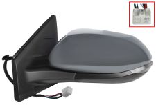 RÉTROVISEUR TOYOTA YARIS 2020-2024 ÉLÉCTRIQUE / CHAUFFANT / FEU CLIGNOTANT / RABATTABLE ÉLÉCTRIQUEMENT / SIDE ASSIST / AVEC APPRET / GAUCHE