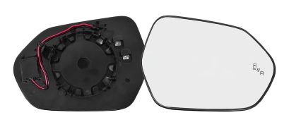 VERRE DE RÉTROVISEUR TOYOTA YARIS 2020-2024 AVEC SUPPORT / CHAUFFANT / SIDE ASSIST / CONVEXE / DROIT