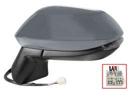 RÉTROVISEUR TOYOTA COROLLA 2019-2023 ÉLÉCTRIQUE / CHAUFFANT / FEU CLIGNOTANT / AVEC APPRET / GAUCHE