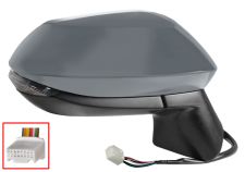 RÉTROVISEUR TOYOTA COROLLA 2019-2023 ÉLÉCTRIQUE / CHAUFFANT / FEU CLIGNOTANT / RABATTABLE ÉLÉCTRIQUEMENT / MÉMOIRE / SIDE ASSIST / AVEC APPRET / DROIT