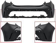 PARE-CHOCS TOYOTA COROLLA 2019-2023 ARRIÈRE / AVEC 4 CAPTEUR / 5 PORTES