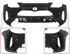 PARE-CHOCS TOYOTA YARIS CROSS 2020-> AVANT / STYLE / AVEC TROUS MOULURE CENTRAL / AVEC 4 CAPTEUR / AVEC PARK ASSIST