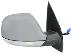 RÉTROVISEUR VOLKSWAGEN AMAROK 2010-2016 BASE CHROMÉE / ÉLÉCTRIQUE / CHAUFFANT / RABATTABLE ÉLÉCTRIQUEMENT / ANTENNE / AVEC APPRET / DROIT