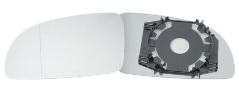 VERRE DE RÉTROVISEUR VOLKSWAGEN NEW BEETLE 1998-2002 AVEC SUPPORT / ASPHÉRIQUE / GAUCHE